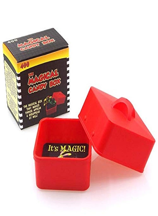 MilesMagic Magical Candy Box (RED) Magician's Sweet Candies Production Pan Mystery Appear Any Small Objects or Props Real Mentalism Magic Trick - Image 1